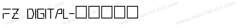 FZ DIGITAL字体转换